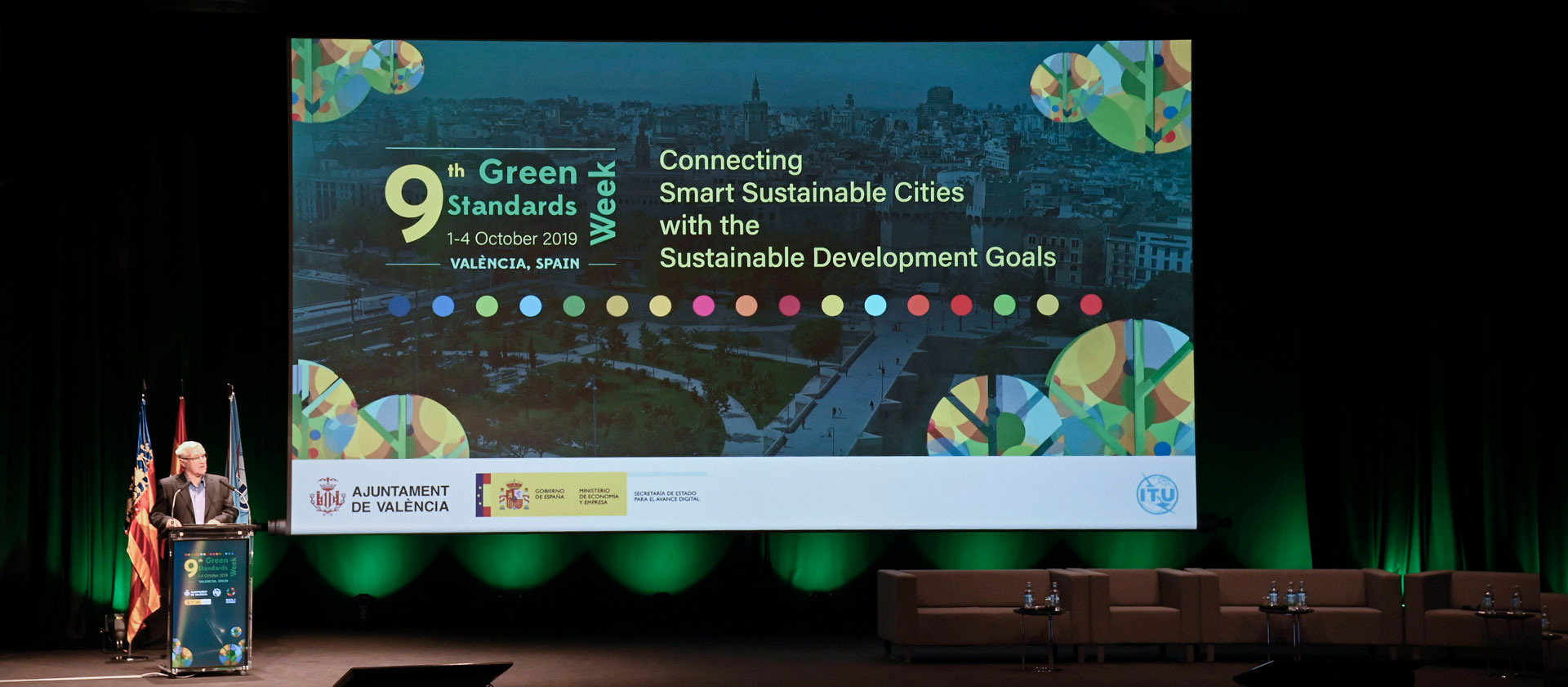 Joan Ribó en la 9ª Setmana de les Normes Verdes - Connectant les ciutats amb els Objectius de Desenvolupament Sostenible